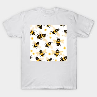 Honeycomb and Bee Pattern 9 T-Shirt